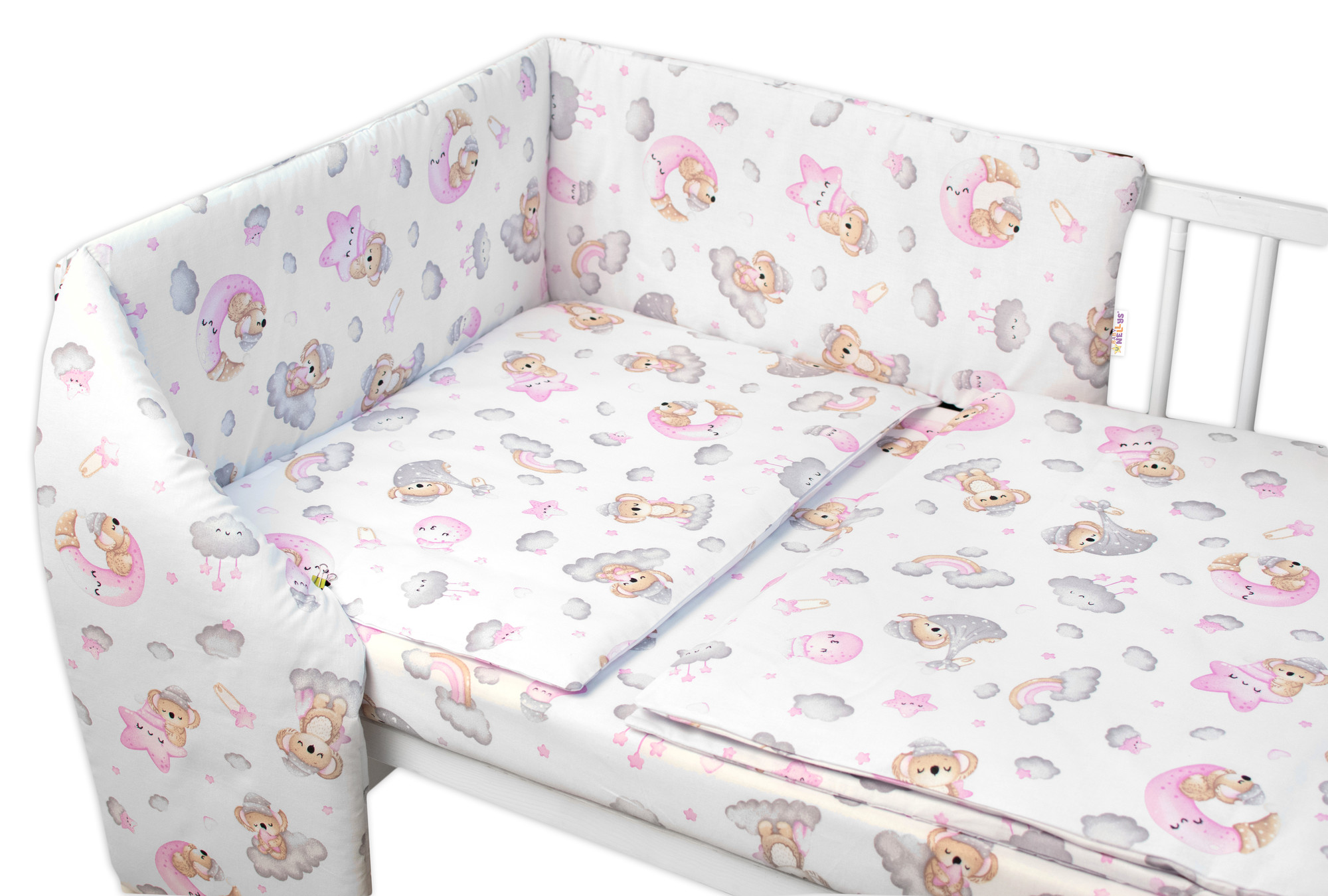 Baby Nellys Mantinel s povlečením Premium