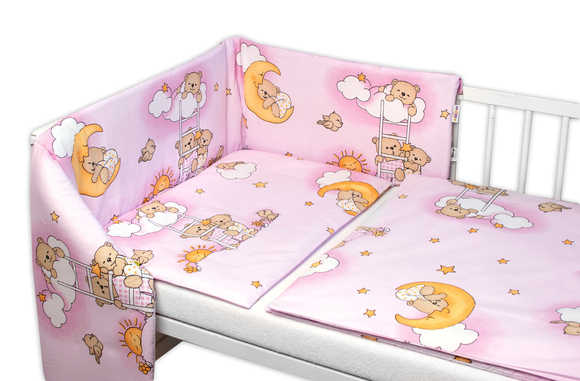 Baby Nellys Mantinel s povlečením Premium