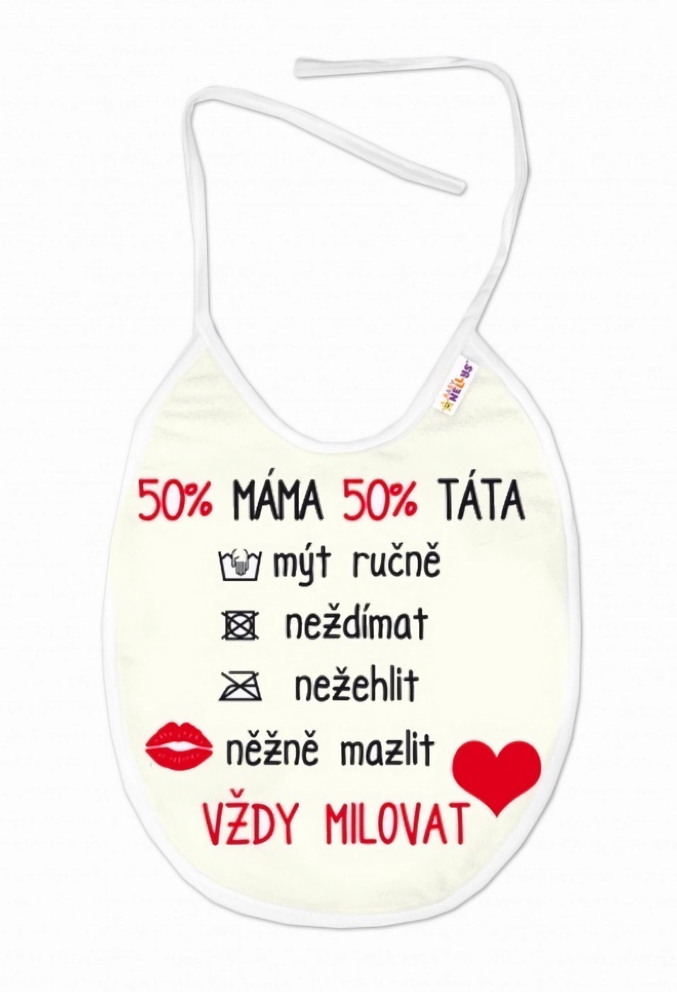 Baby Nellys Nepromokavý bryndáček