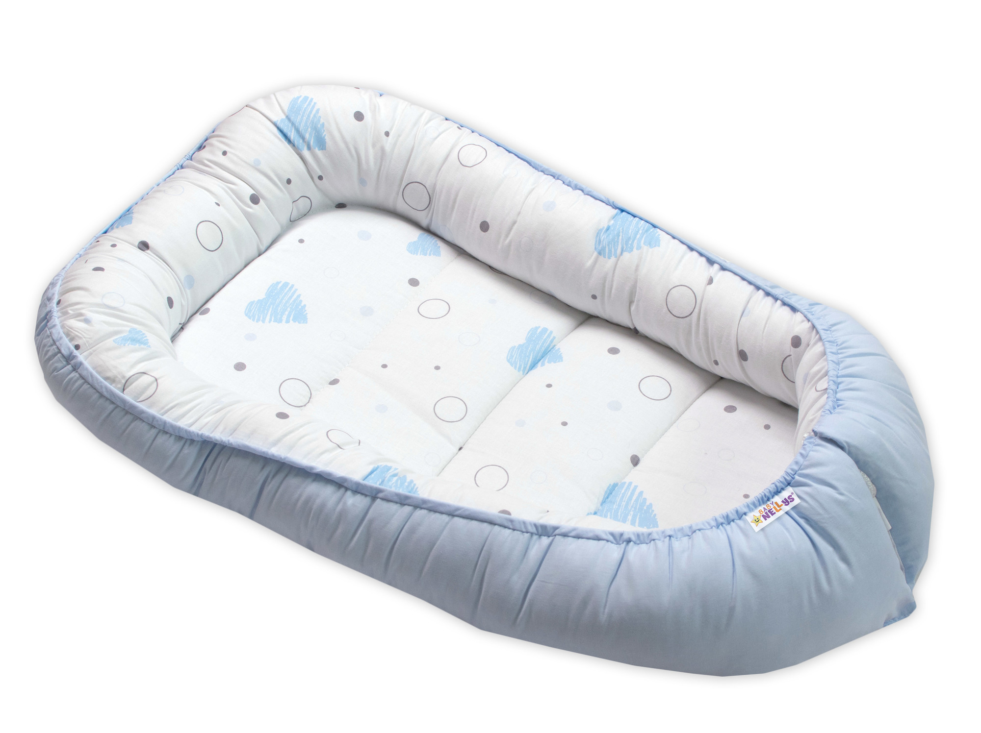Baby Nellys Oboustranné hnízdečko bavlna