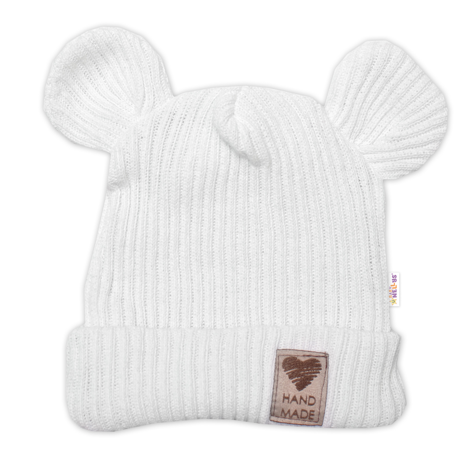 Baby Nellys Pletená bavlněná čepice