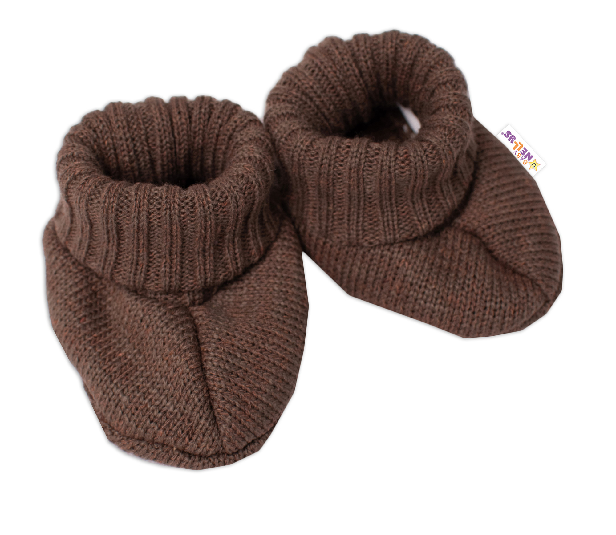 Baby Nellys Pletené botičky/capáčky STAR Hand Made