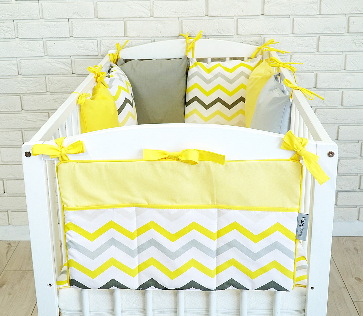 Baby Nellys Praktický kapsář na postýlku Be Love Retro - č. 19 Baby Nellys