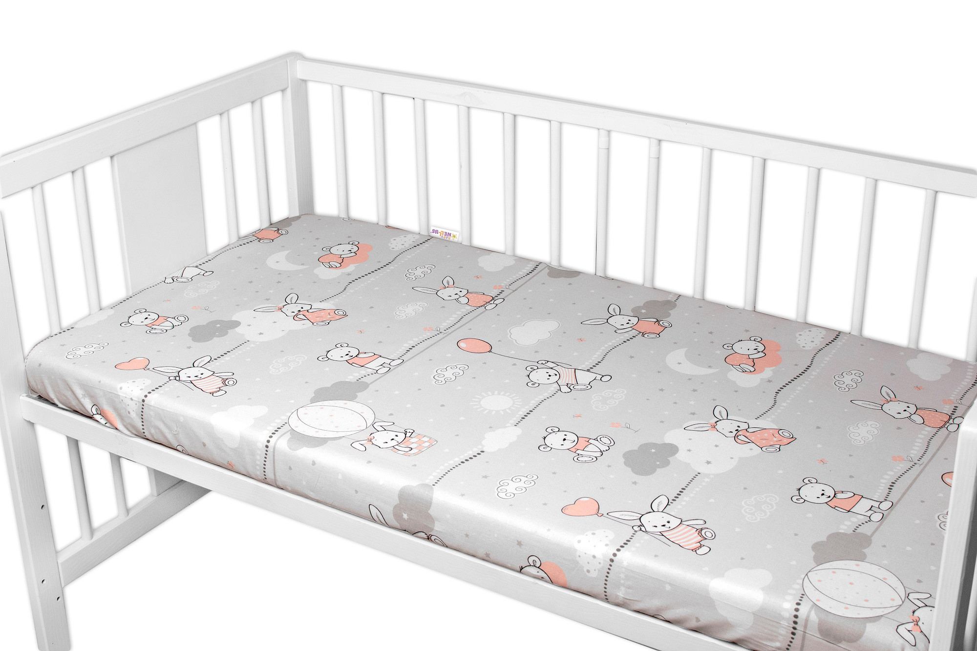 Baby Nellys Prostěradlo do postýlky 140x70cm