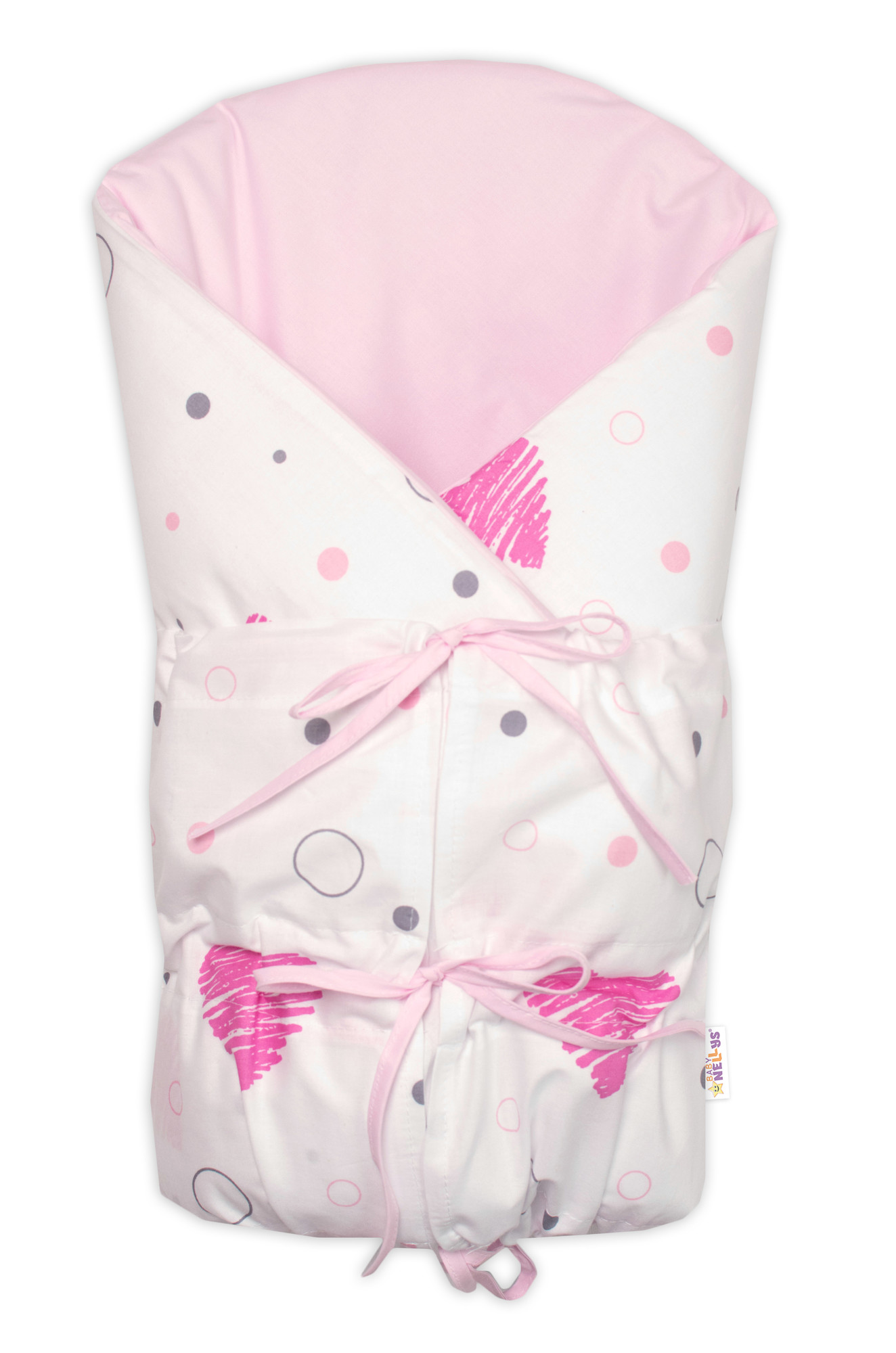 Baby Nellys Retro zavinovačka LALLY šněrovací