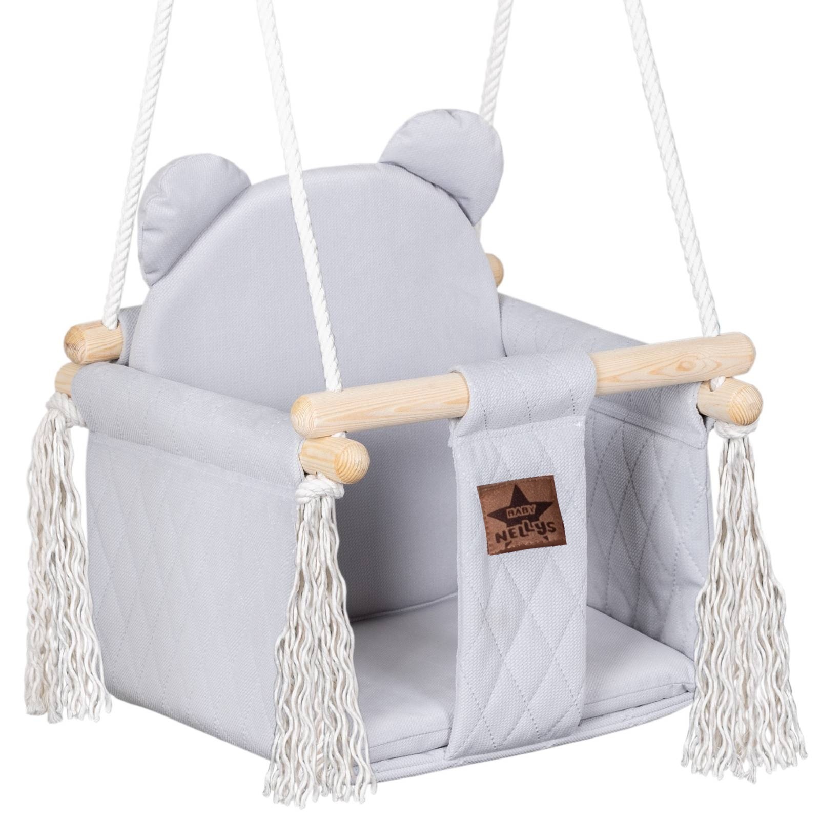 Baby Nellys Stylová houpačka prošívaný Velvet
