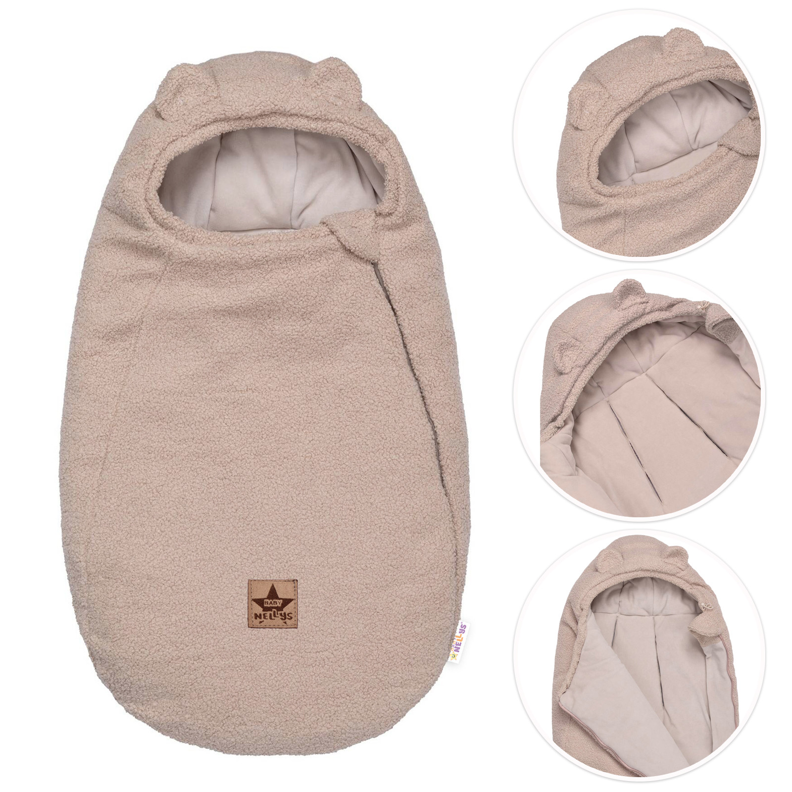 Baby Nellys Teploučky fusak Beránek exclusiv