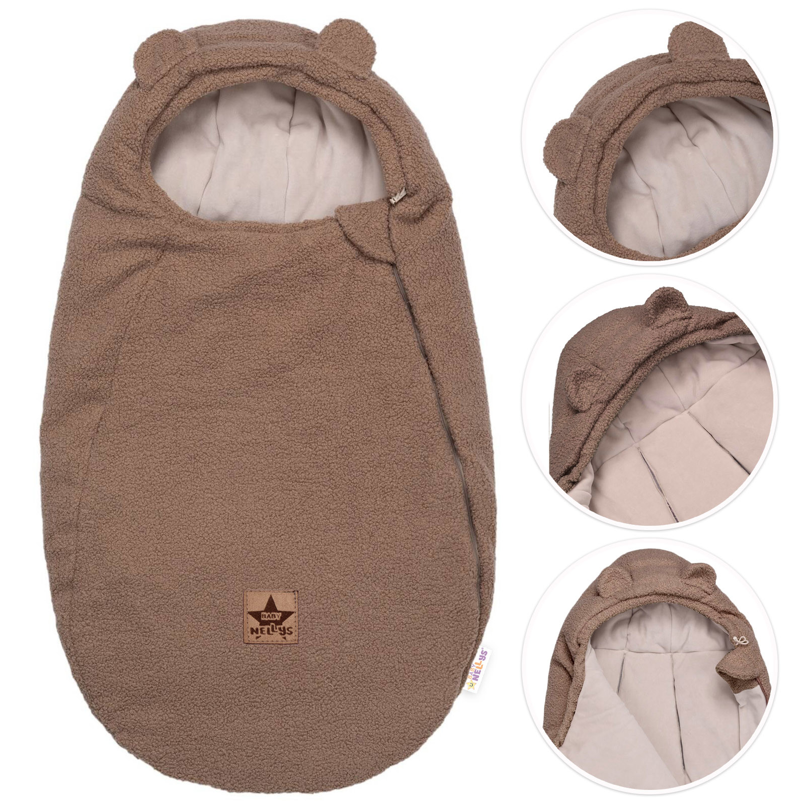 Baby Nellys Teploučky fusak Beránek exclusiv