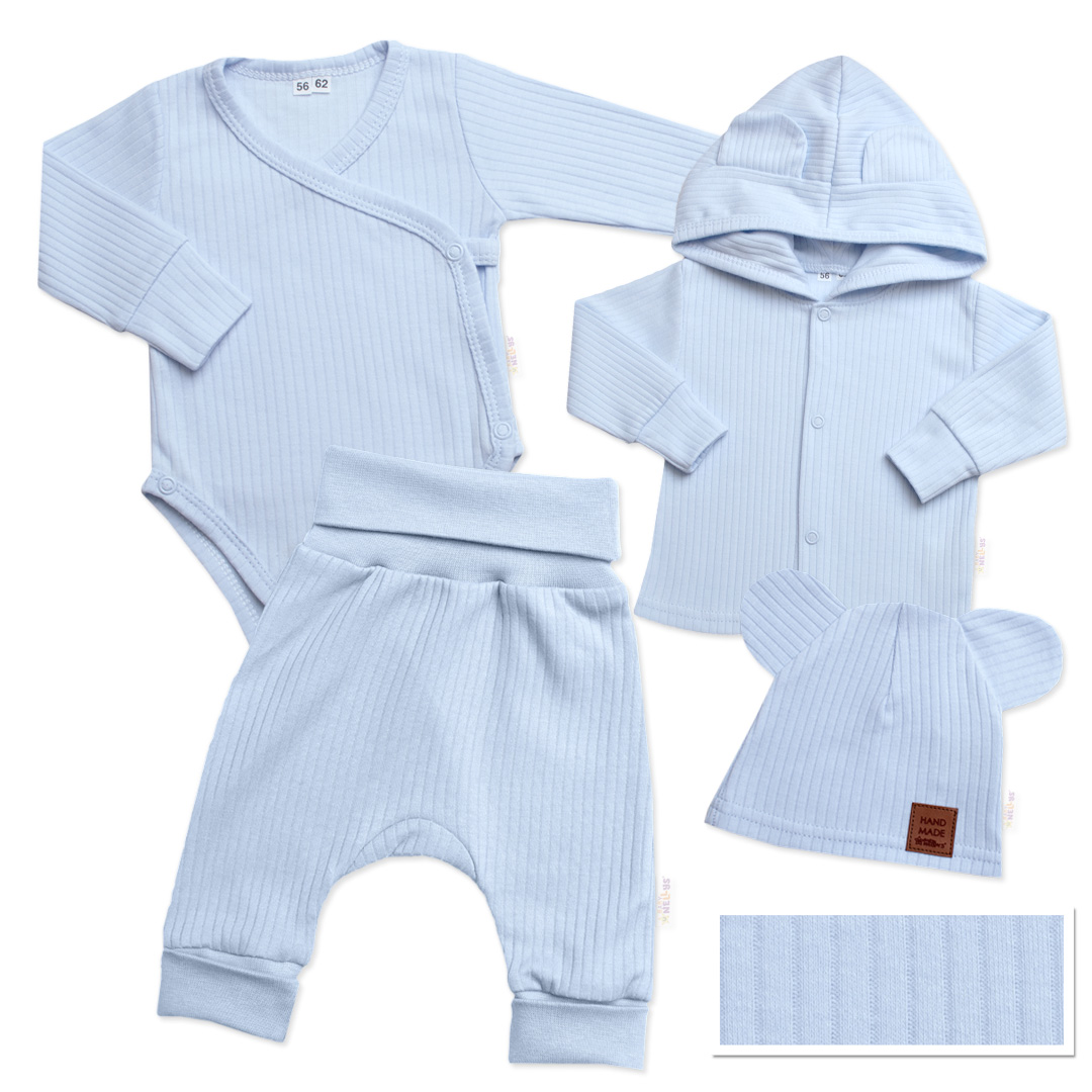 Baby Nellys Žebrovaná sada 4D