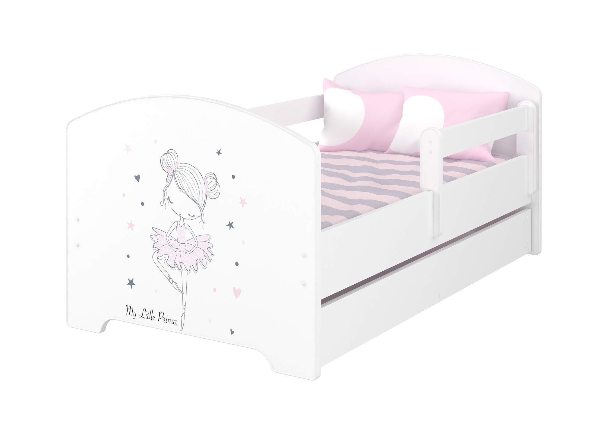 BabyBoo Dětská postel 140 x 70cm -  Baletka BabyBoo