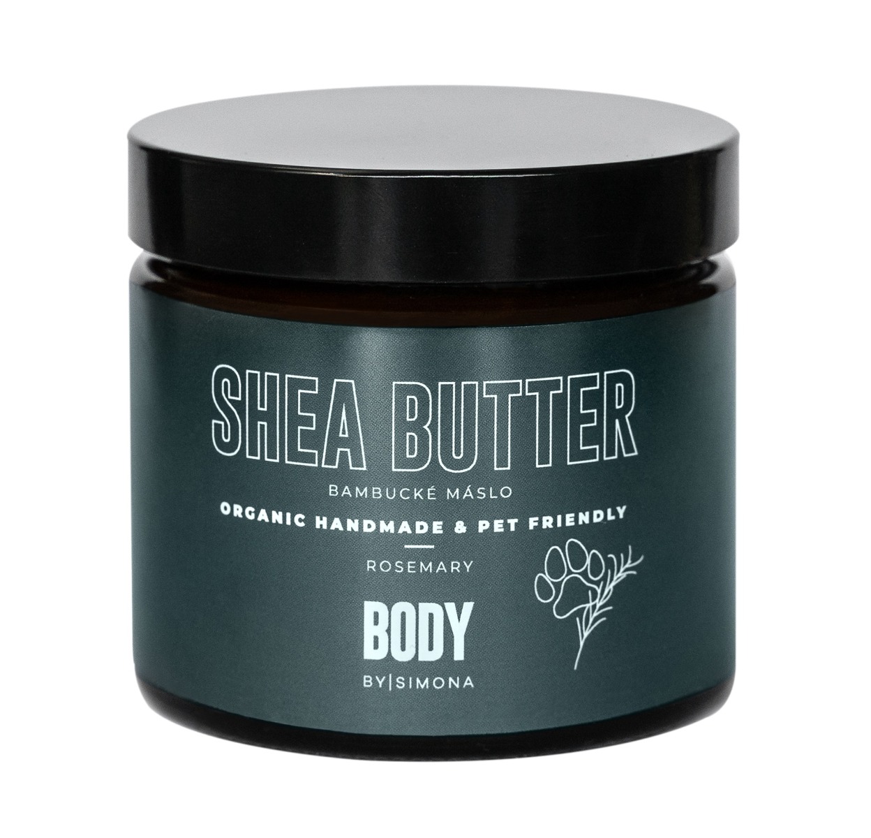 Beauty by Simona Body Bambucké máslo Rosemary 250 ml Beauty by Simona