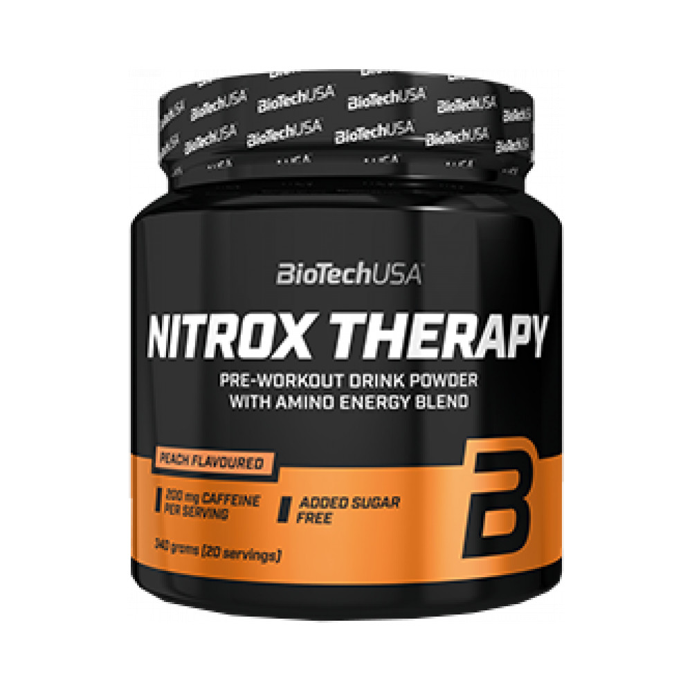 BioTech USA Nitrox Therapy 340g - broskev BioTech USA