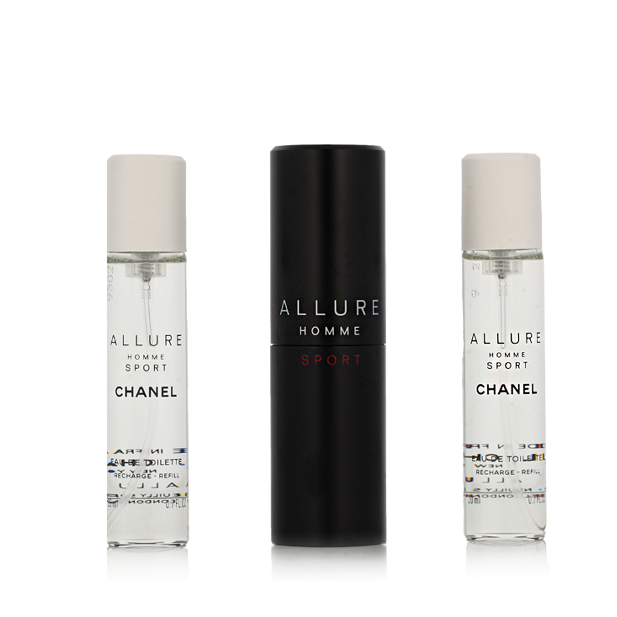 Chanel Allure Homme Sport EDT plnitelný 20 ml + EDT náplň 2 x 20 ml M CHANEL