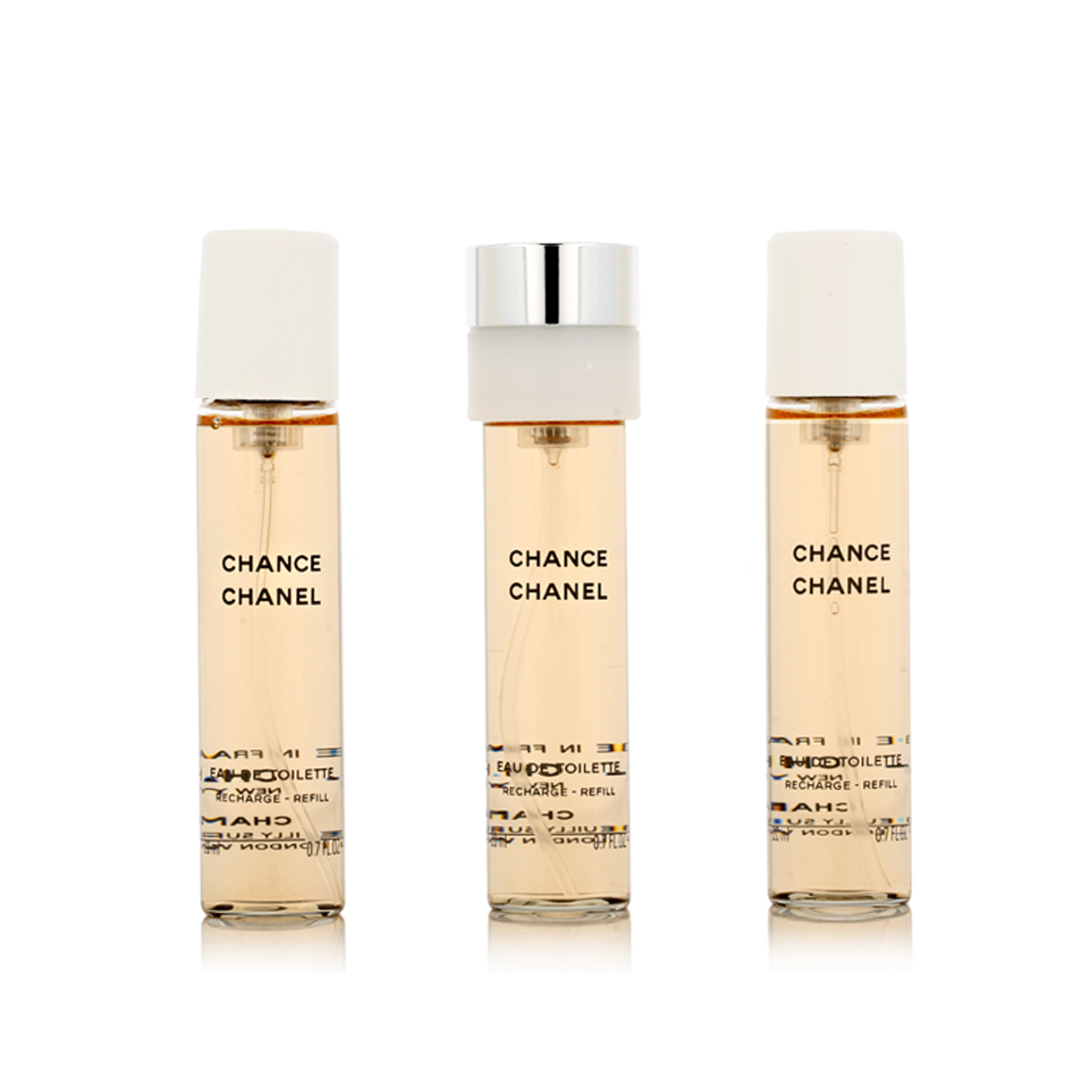 Chanel Chance EDT náplň 2 x 20 ml + EDT náplň s rozprašovačem 20 ml W CHANEL