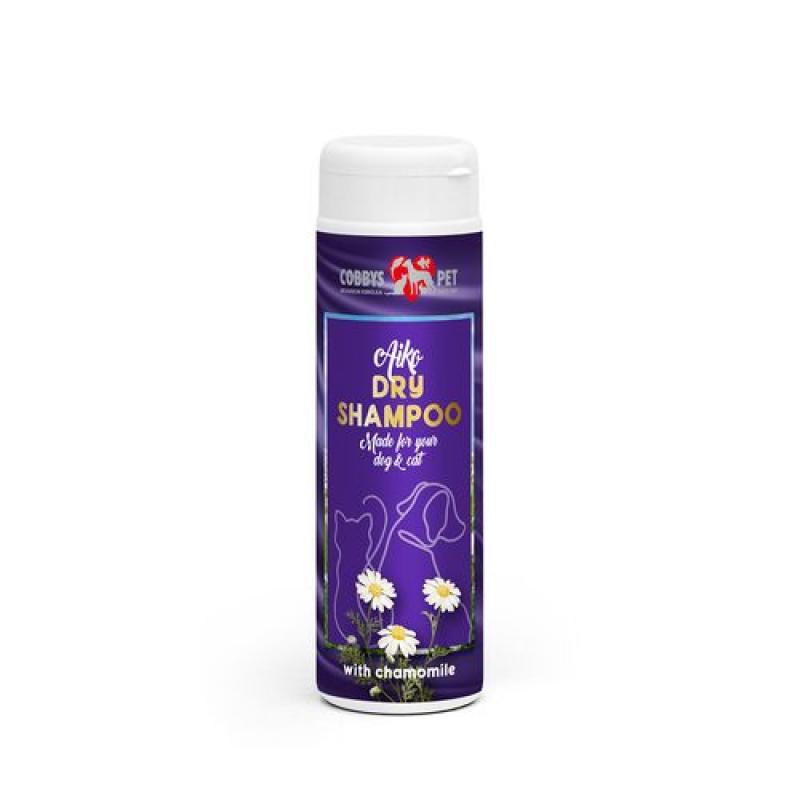Cobbyspet AIKO DRY SHAMPOO DOG & CAT 100g suchý šampon s heřmánkovým olejem Cobbys Pet