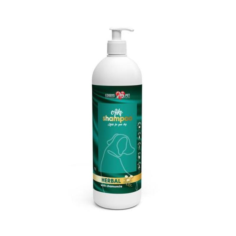Cobbyspet AIKO HERBAL SHAMPOO WITH CHAMOMILE 1l šampon pro psy s heřmánkem Cobbys Pet