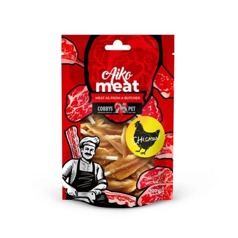 Cobbyspet AIKO Meat buvolí tyčinka s kuřecím masem 100g Cobbys Pet