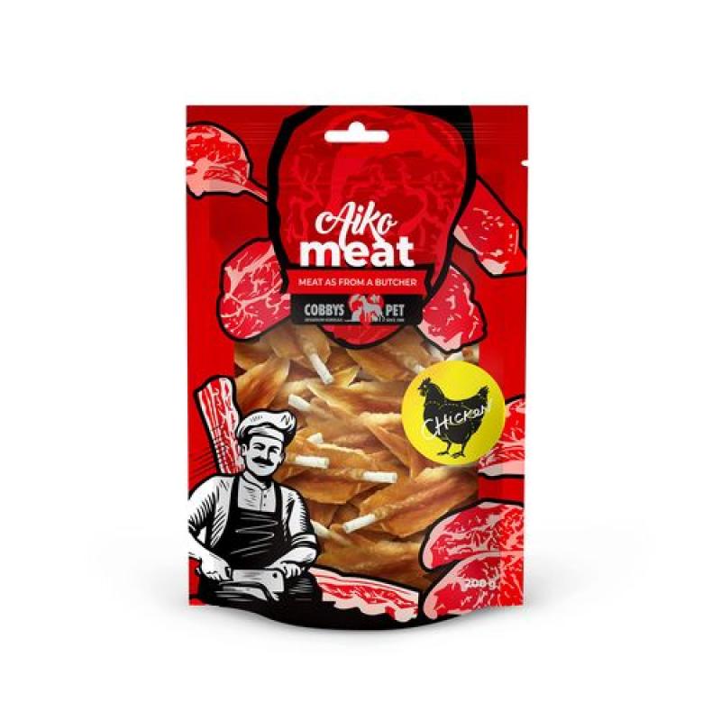 Cobbyspet AIKO Meat buvolí tyčinka s kuřecím masem 200g Cobbys Pet