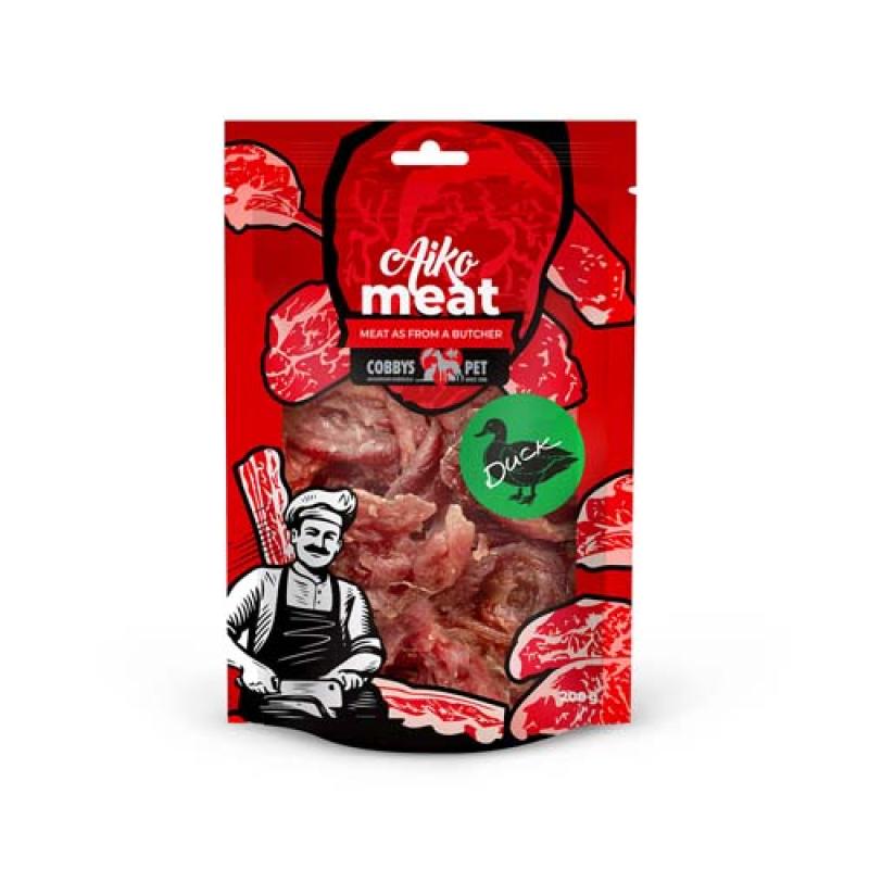 Cobbyspet AIKO Meat měkké kachní kroužky 200g Cobbys Pet