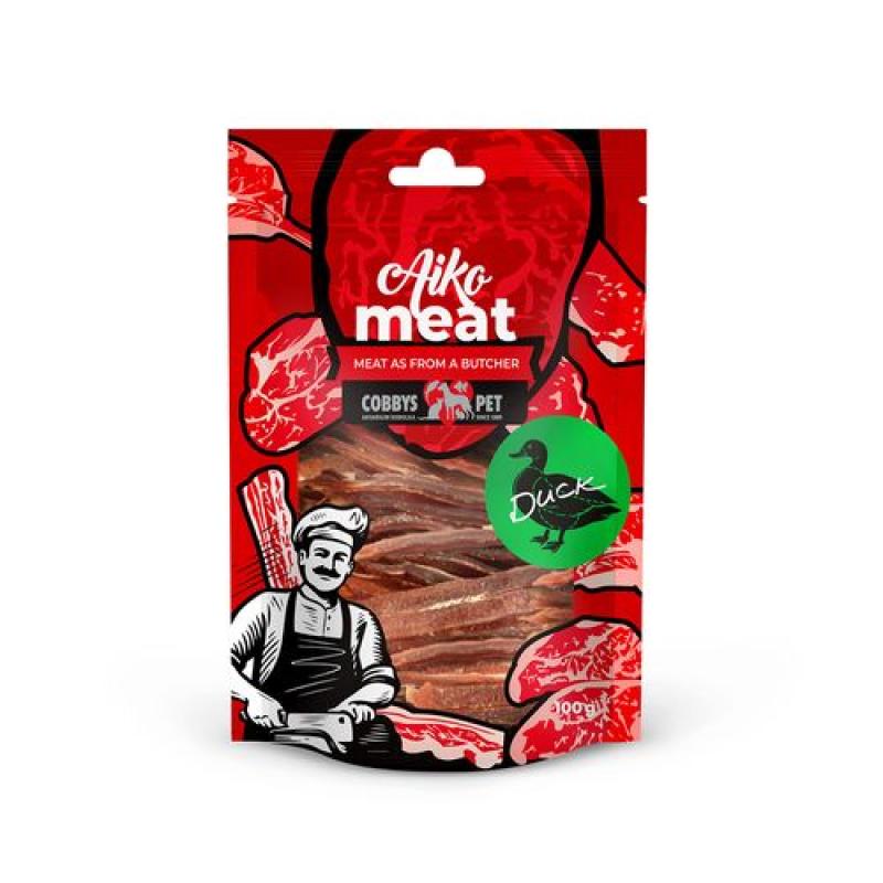 Cobbyspet AIKO Meat sušené kachní plátky 100g Cobbys Pet