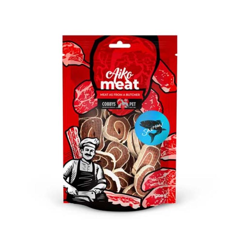 Cobbyspet AIKO Meat sushi z lososa 200g Cobbys Pet