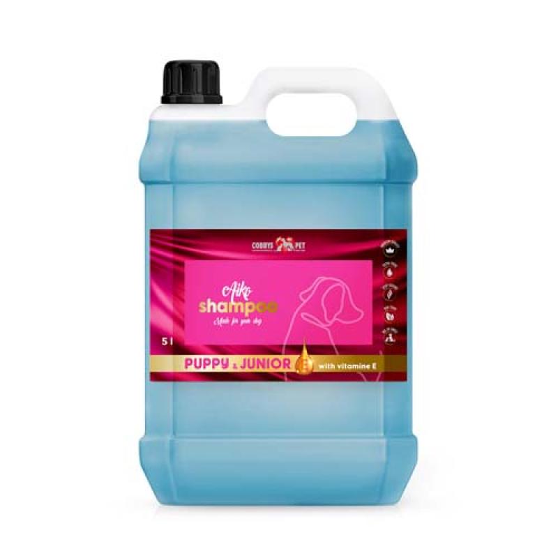 Cobbyspet AIKO PUPPY & JUNIOR SHAMPOO 5L šampon pro štěňata Cobbys Pet