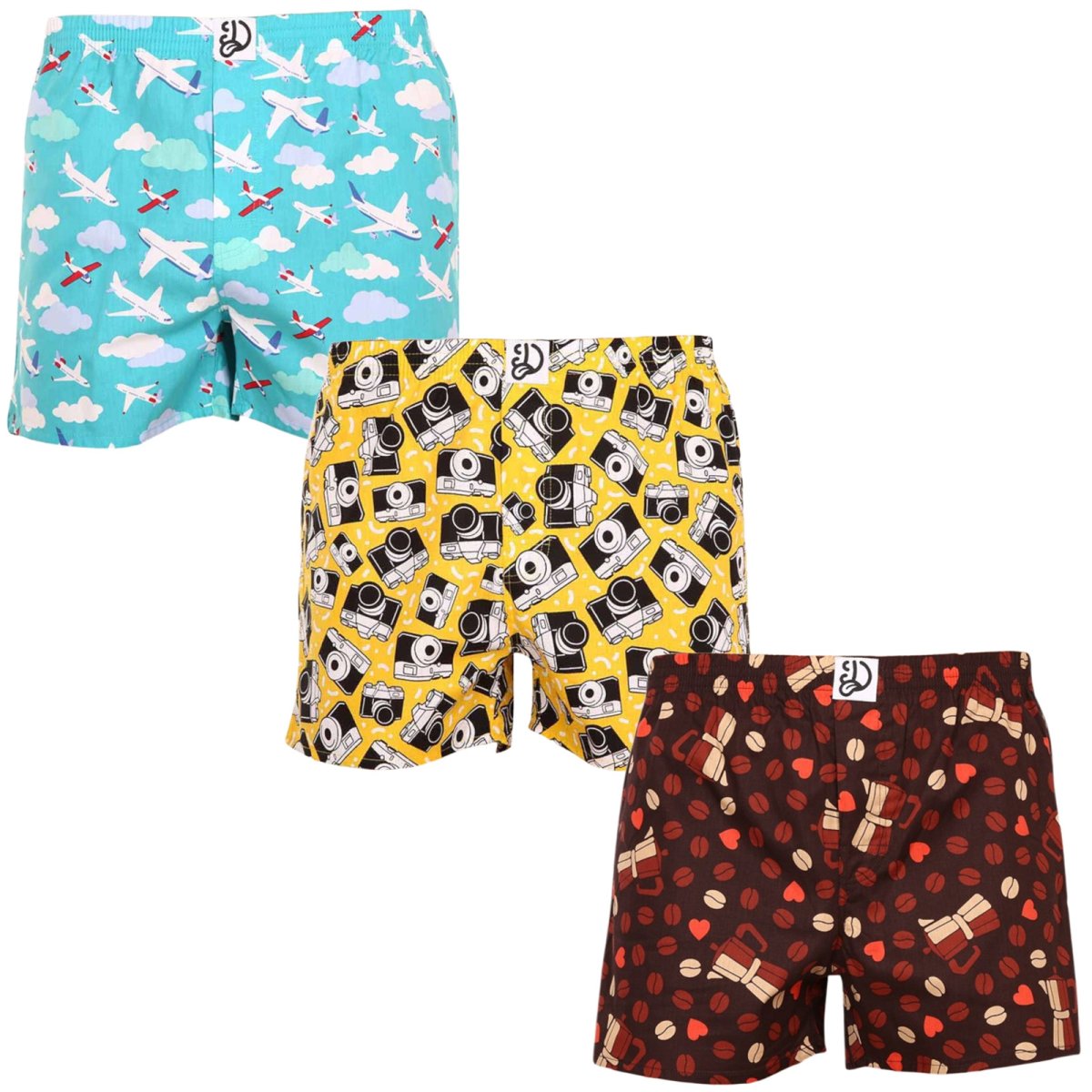 Dedoles 3PACK veselé pánské trenky (LB159631570) L Dedoles