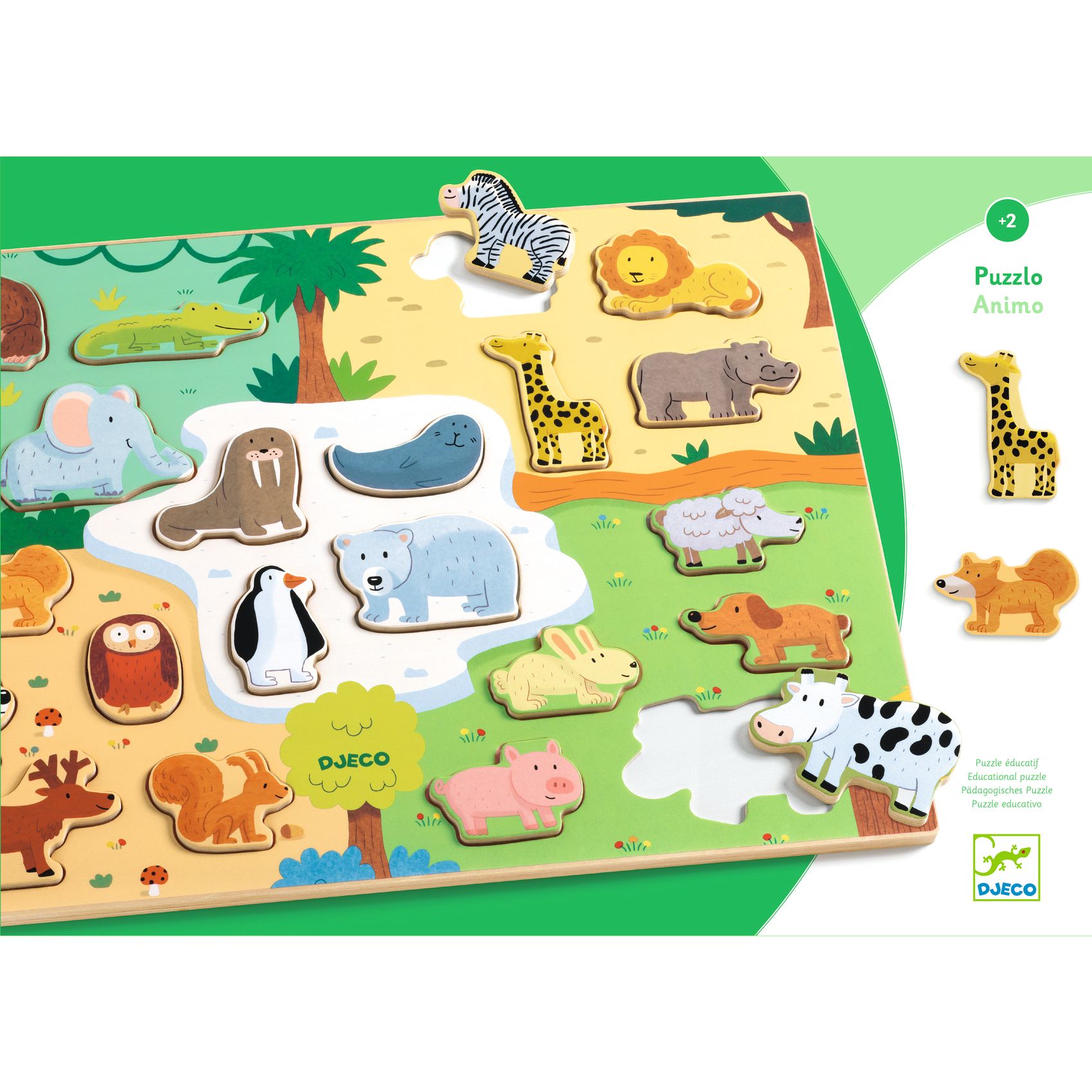 Djeco Puzzlo Animo - FSC 100% Djeco