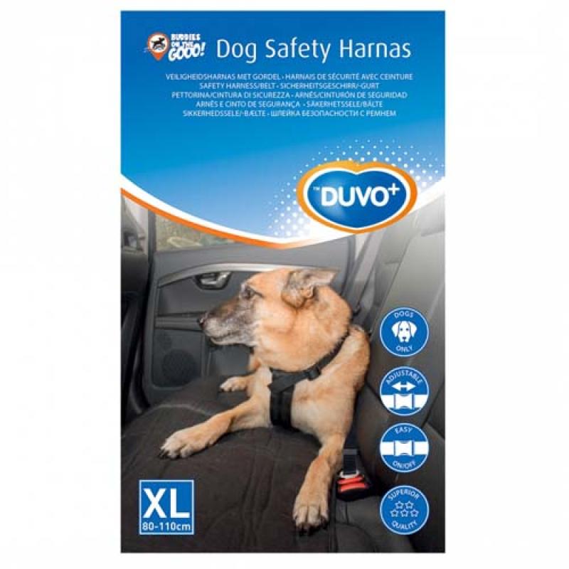Duvo+ Bezpečnostní postroj pro psy do auta 85 - 110 cm Duvo+