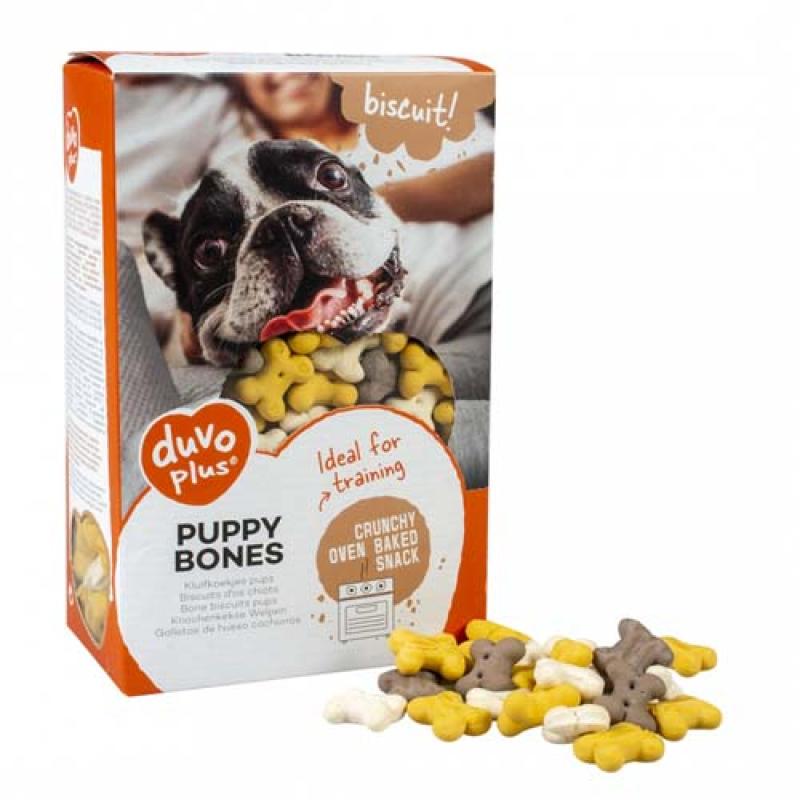 Duvo+ Biscuit křupavé mini sušenky ve tvaru kosti pro štěňata 500g Duvo+