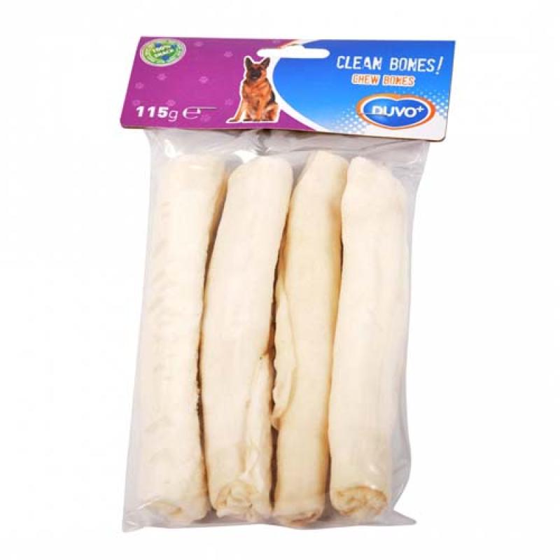 Duvo+ CELAN BONES! Buvolí tyčinky bílé 15cm 4ks 115g Duvo+