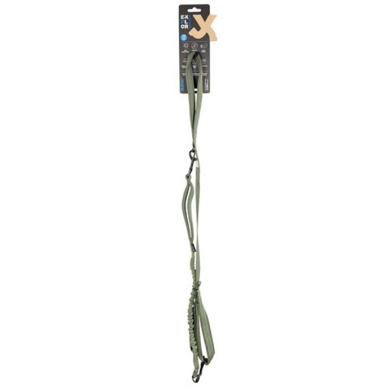 Duvo+ EXPLORER Ultimate 2in1 Odolné a pohodlné vodítko 180cm - 16mm zelené Duvo+