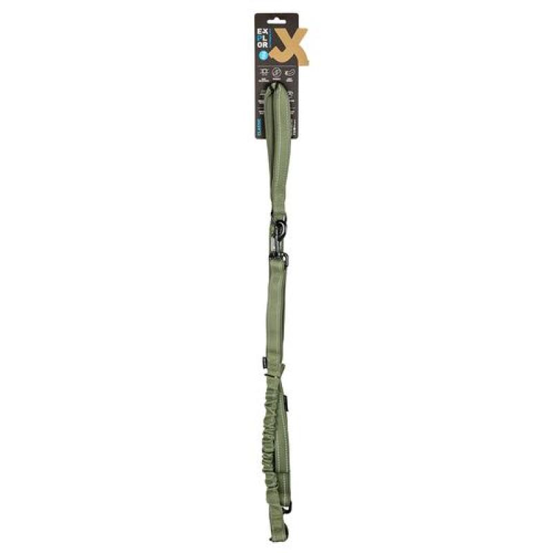 Duvo+ EXPLORER Ultimate 2in1 Odolné a pohodlné vodítko 180cm - 25mm zelené Duvo+