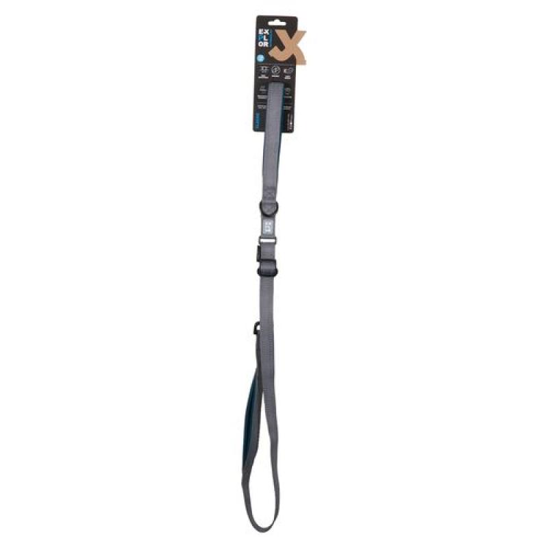 Duvo+ EXPLORER Ultimate vycházkové vodítko 130cm - 25mm benzínově modré Duvo+