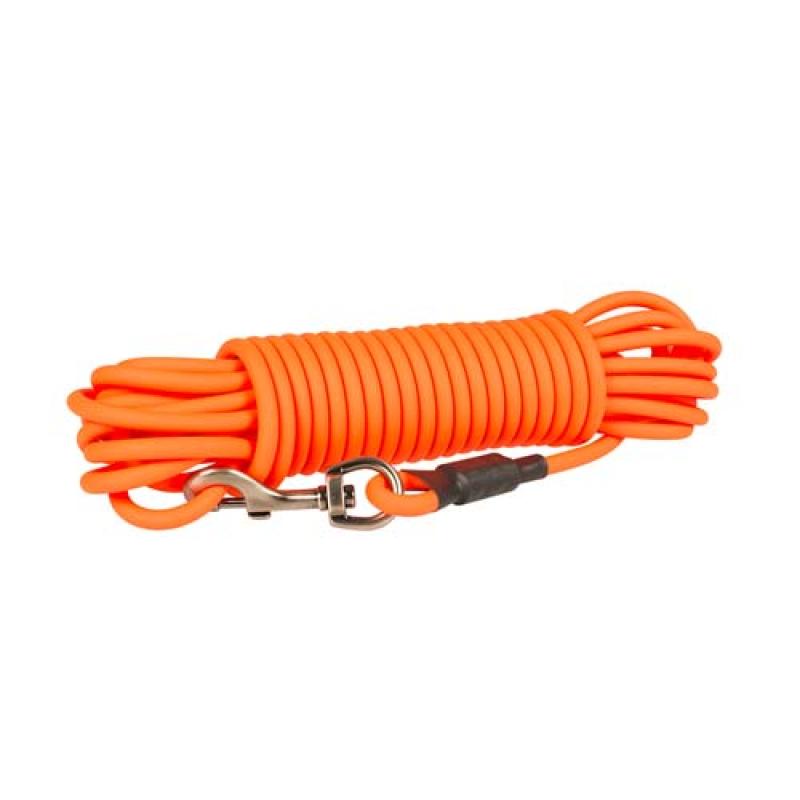 Duvo+ Explor Stopovací vodítko z PVC neonově oranžové lanko 15m/8mm Duvo+