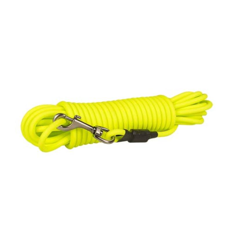 Duvo+ Explor Stopovací vodítko z PVC neonově žluté lanko 10m/8mm Duvo+
