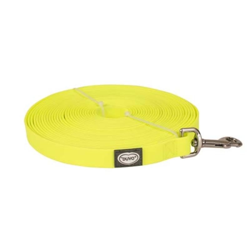 Duvo+ Explor Stopovací vodítko z PVC neonově žlutý popruh 15m/20mm Duvo+