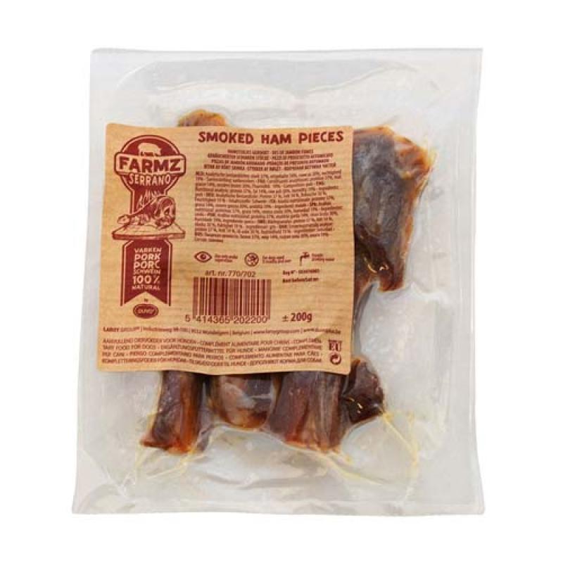 Duvo+ Farmz kousky uzené sušené šunky Serrano +/- 200g Duvo+