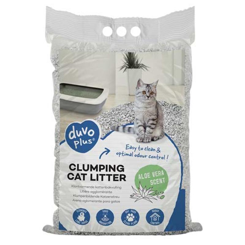 Duvo+ Hrudkující podestýlka pro kočky s vůní aloe vera  12kg Duvo+