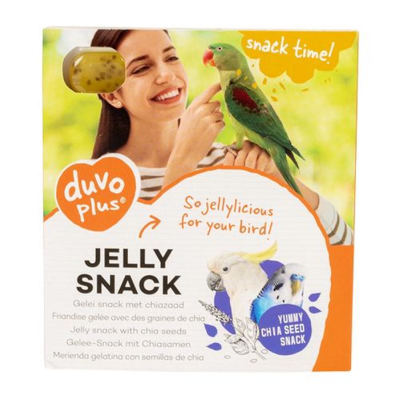 Duvo+ Jelly snack pro papoušky 12ks 5g želé pochoutky s chia semínky Duvo+