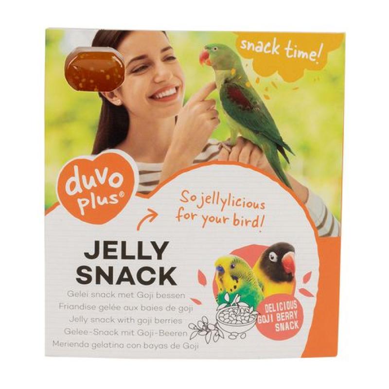 Duvo+ Jelly snack pro papoušky 5g x12ks želé pochoutkyka s plody goji Duvo+