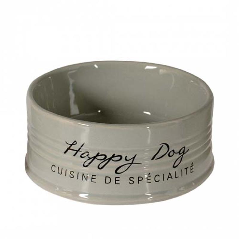 Duvo+ Keramická miska pro psy HAPPY DOG - šedá10