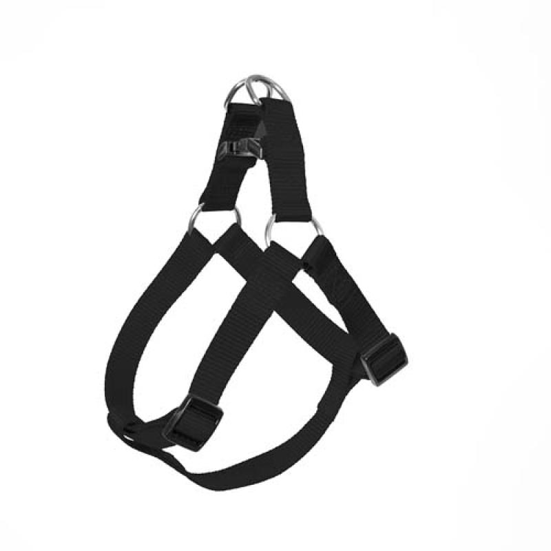 Duvo+ Postroj nylon černý  50-65cm/20mm Duvo+