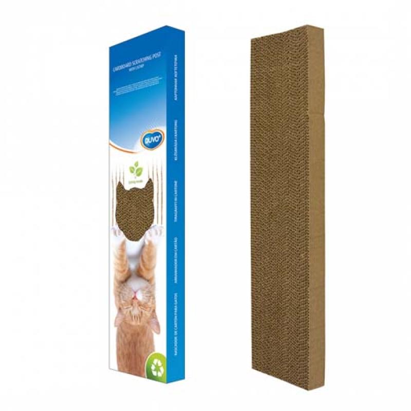 Duvo+ Škrábací podložka z kartonu s catnipem 50x13x6cm 1ks Duvo+