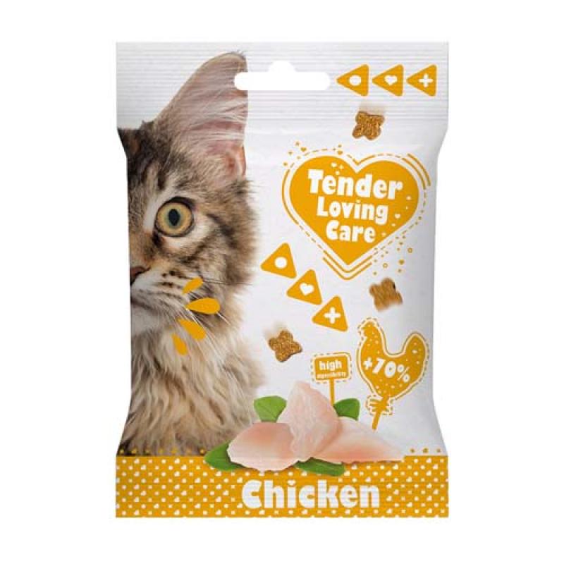 Duvo+ Tender Loving Care Měkká pochoutka pro kočky s kuřecím masem 50g Duvo+