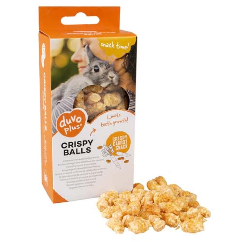Duvo+ Žvýkací kuličky s mrkví 50g pro hlodavce Duvo+
