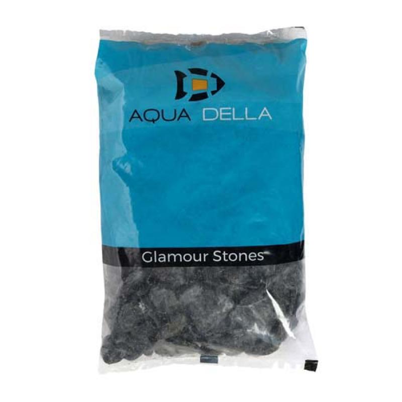 Ebi AQUA DELLA AQUARIUM GRAVEL PEBBLES black 2kg štěrk do akvária Ebi