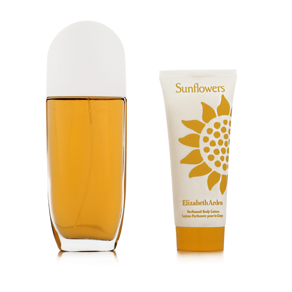 Elizabeth Arden Sunflowers EDT 100 ml + BL 100 ml W (White and Yellow Cover) Elizabeth Arden