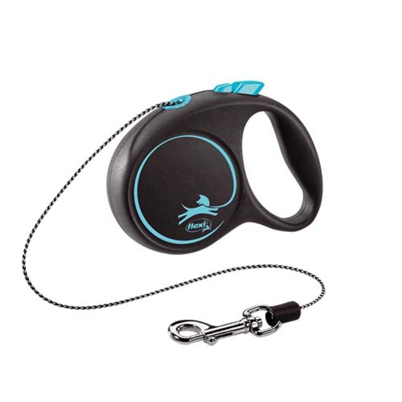 Flexi Black Design XS lanko 3m modrá do 8kg Flexi