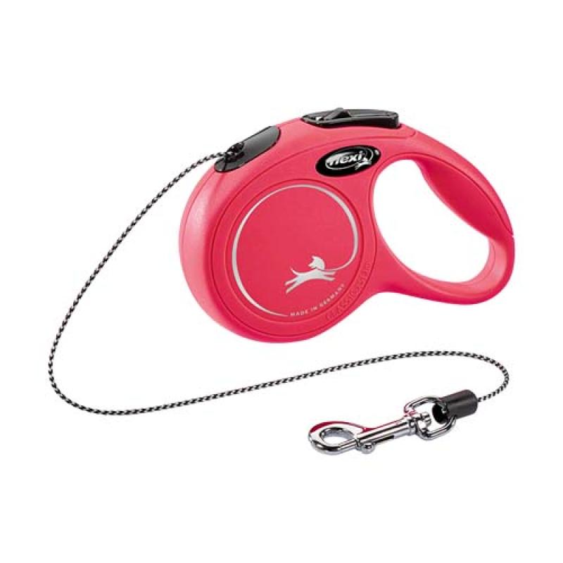 Flexi New Classic lanko XS 3m do 8kg červené Flexi